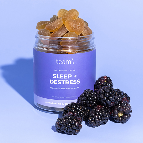 Sleep + Destress, Melatonin Bedtime Support Gummy Vitamin