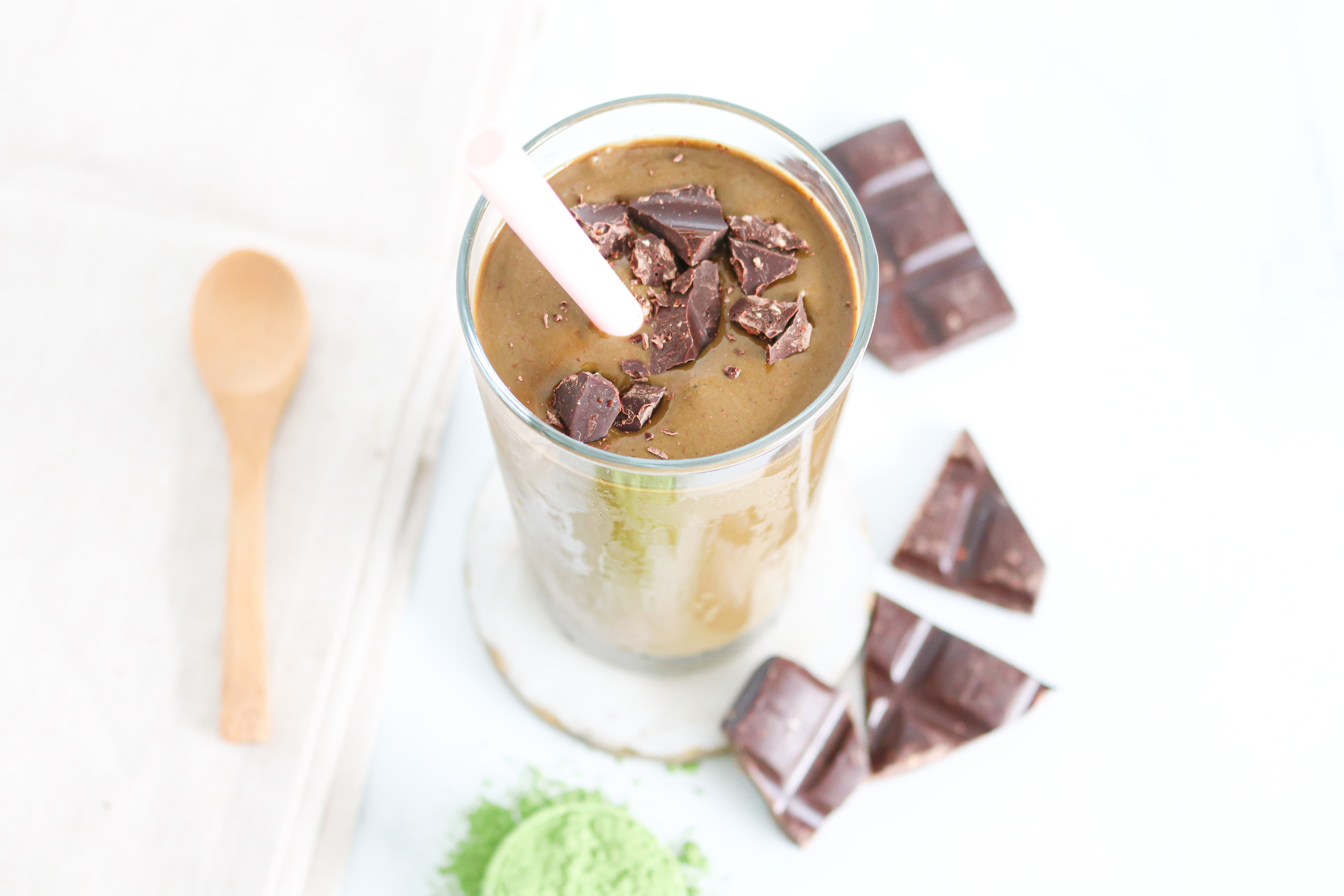 Healthy Chocolate Green Smoothie