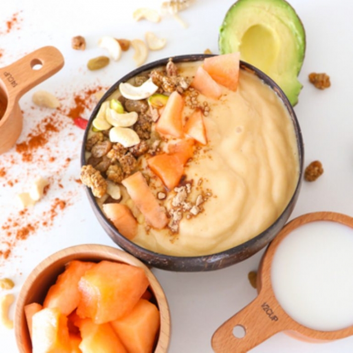 Cantaloupe Smoothie Bowl