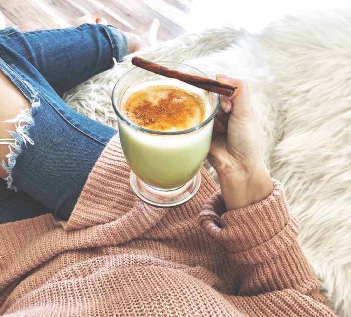 Fat Burning Matcha Spiced Latte