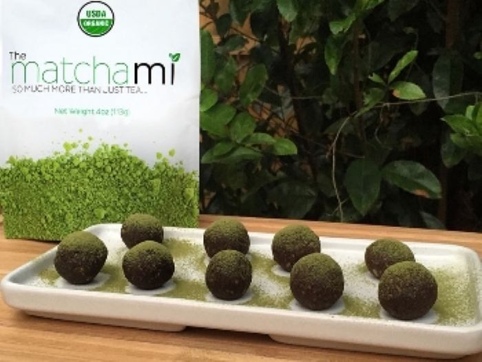 Matcha Chocolate Energy Balls